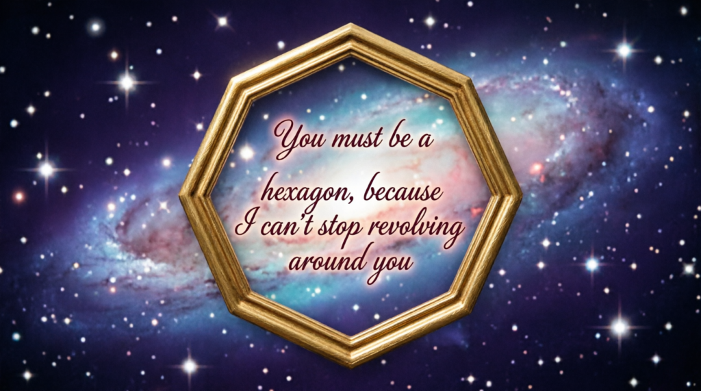 Flirty Hexagon Pickup Lines