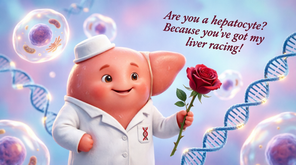 Cute Hepatic Pickup Lines