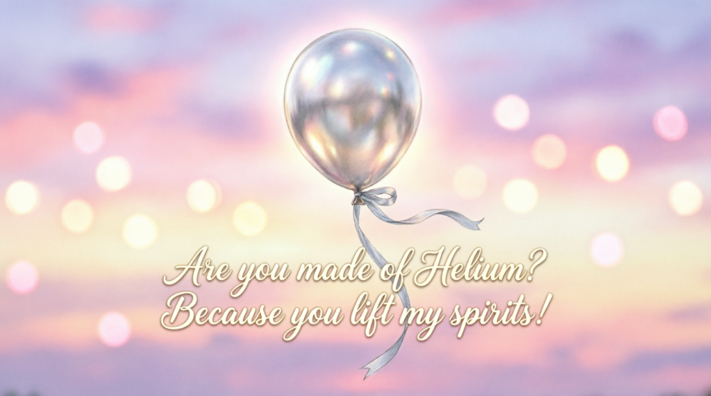 Cheesy Helium Pickup Lines