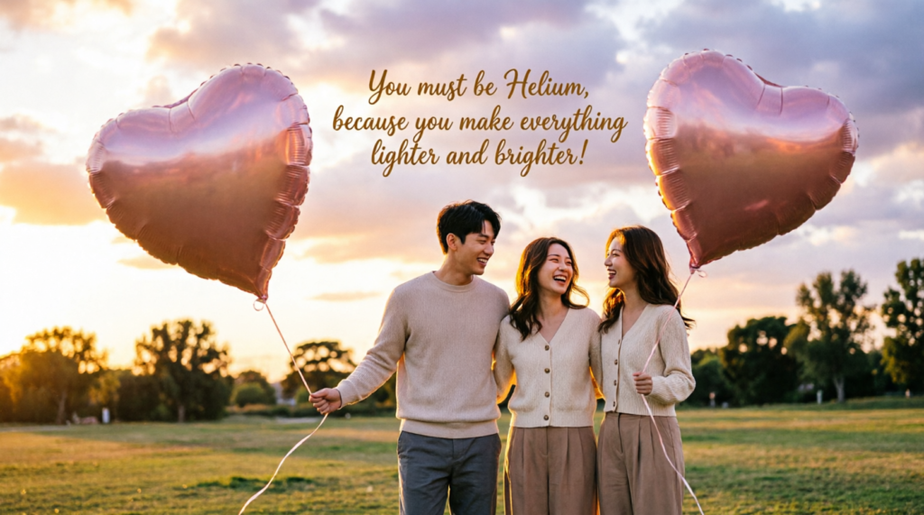 Funny Helium Pickup Lines