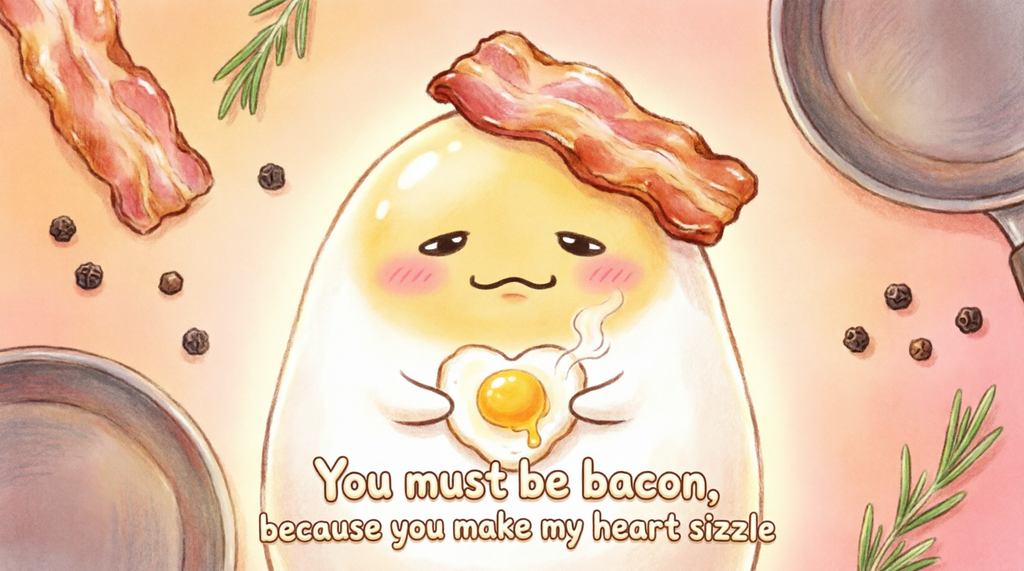 Cute Gudetama Pickup Lines