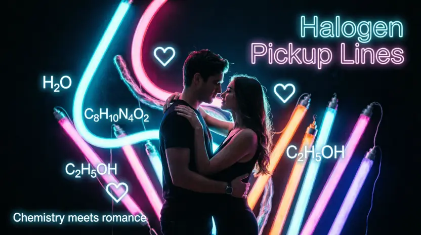 Cute Halogen Pickup Lines