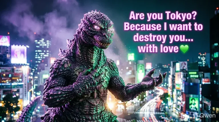 Godzilla Pickup Lines
