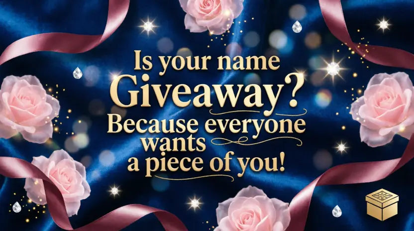 Hilarious Giveaway Pickup Lines