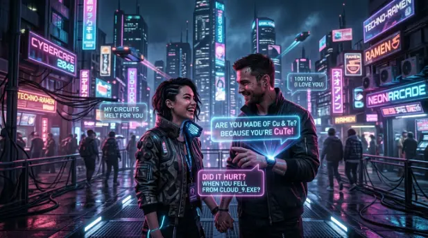 Futuristic Pickup Lines for Tech Lovers