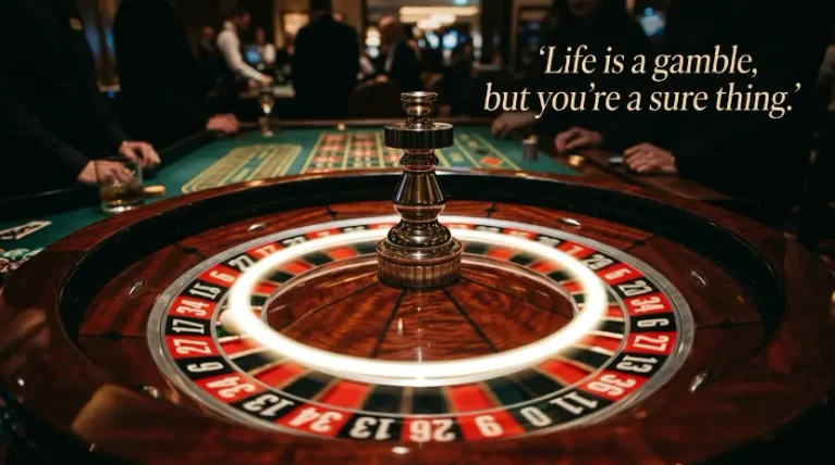 Gambling Pickup Lines
